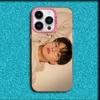 Actor S-Song Kang Phone Case For iPhone 16,15,14,13,12,11,Mini,Pro,MAX Pink Matte Silicone Cover