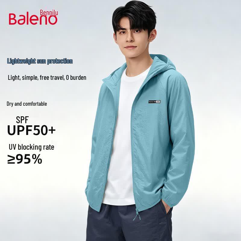 Baleno Men's Summer Cooling Sun Protection Hoodie Jacket
