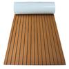 2.4m Self-Adhesive EVA Foam Boat Marine Flooring Faux Teak Decking Sheet Striped Yacht Mat 8 Styles Brown Gray Gold Black