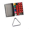 22Pcs Mini Billiard Balls Set with Triangle Rack Lightweight Smooth Easy To Handle 2.5cm Kids Toy