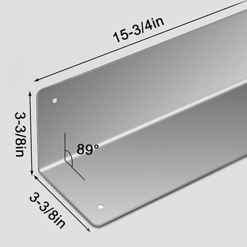 2 Stück Fassadeneckschutz Metall-Eckleiste Wand Eckschutz für Außen Rasenmäher Schutz