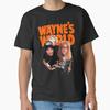 Waynes World Klassisk T-shirt Tillverkad i USAus T-shirt S2XL