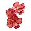 3Pcs Artificial Flower Three-Dimensional Design Festival Atmosphere Warm Joyful Colors Decorative Paper Flowers Home Party Office Gift Background Wall