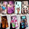 For Motorola Moto One Action One Hyper Case Lovely Cartoon Flower Slim Soft Silicone Phone Cover For Moto One Vision Funda Coque