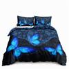 Butterfly And Death Moth Bedding Collection For Girls Gothic Skull Boho Comforter Cover Decor Bedroom Sun And Moon Pattern Duvet Cover