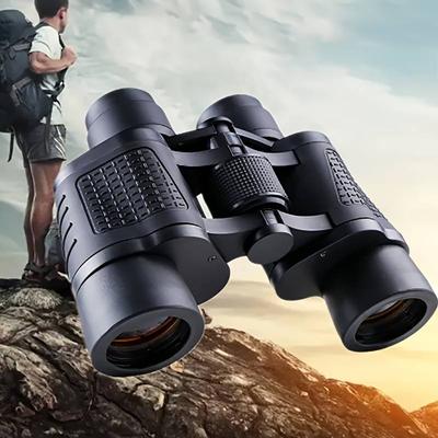 Outdoor 80X80 Binoculars,HD High-Performance Telescope with Long Range and Optical Glass Lens, Night Vision In Low Light for Hunting Trips
