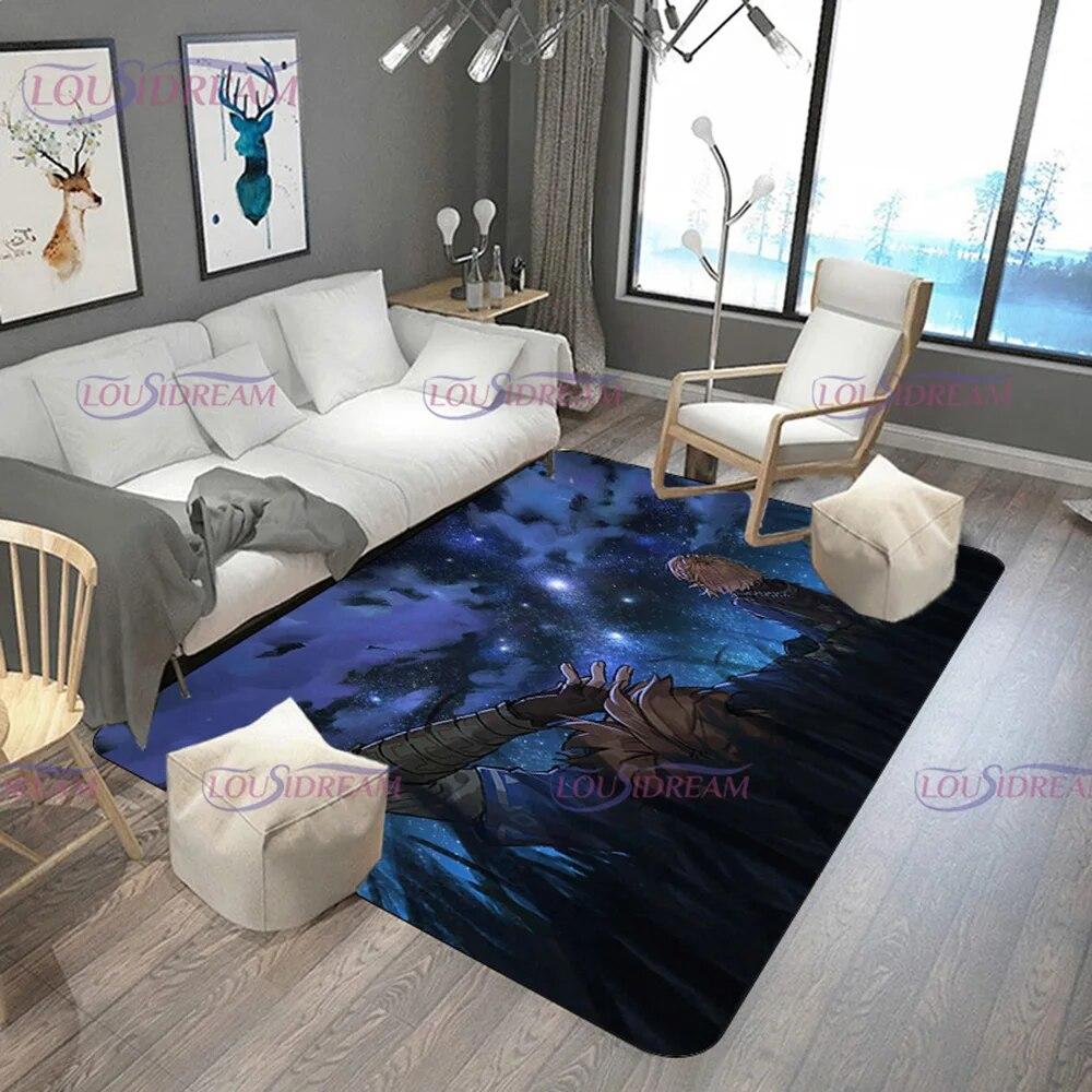Cartoon Z-Zeldas Carpet Anime Rug Kids Carpets Living Room Tea Table Mats Bedroom Rug Washable Floor Mats Area Mat Gift Blanket