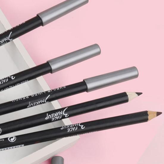 Eyeliner utile Eyeliner ricco a punta singola in legno che non sbiadisce per le donne