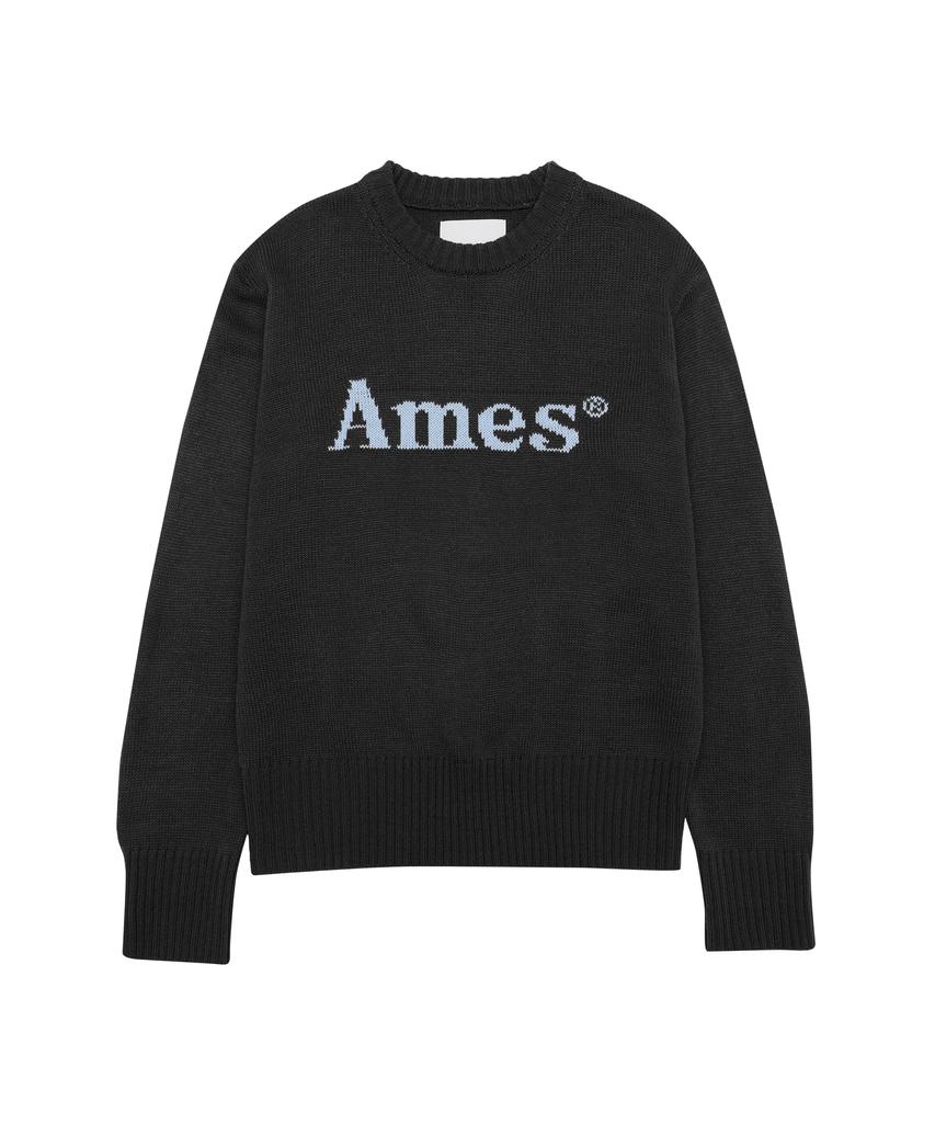 AMES-WORLDWIDE Basic Pullover Knit Charcoal