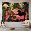 Light Luxury Tropical Leopard Black Panther Tapestry Bohemian Wall Living Room Vintage Decoration Room Decoration