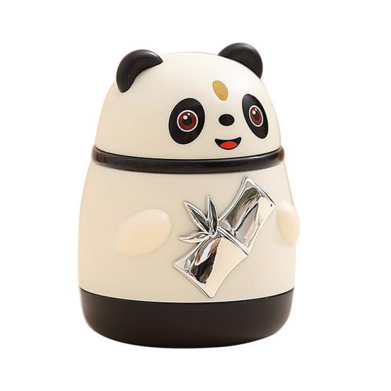 Schattige Panda Tandenstokerhouder Automatische Pop-up Tandenstokerdispenser Cartoon Panda Vorm Tandenstoker Opbergdoos voor Keukentafel Accessoire