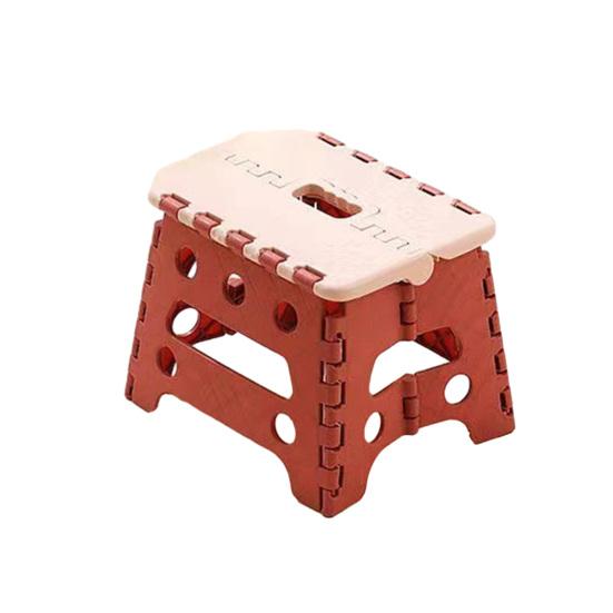 Folding Step Stool Ultralight Good Load-bearing Not Easily Deformed High Stability with Hidden Handle Heavy-Duty Step Stool Folding Chair Camping
