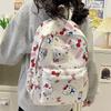 Dual-shoulder Bag, Junior School Student Schoolbag, Girls' Large-capacity Computer Bag, Cartoon-printed Backpack