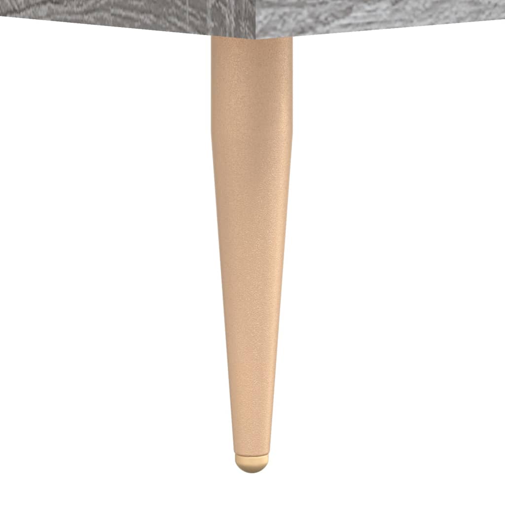 Highboard Gray Sonoma 69.5 X 34 X 180 Cm Particleboard