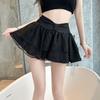 Ballett Spitze Patchwork Flauschigen Kuchen Rock Frauen Würzige Mädchen Koreanische Dünne Hohe Taille Sommer Mini Röcke