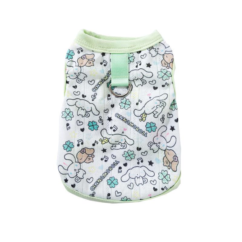 Cat Clothes Spring and Summer Genuine Joint Mesh Vest Breathable Two-legged Cat Clothes Blue Cat Kitten Pet Clothes