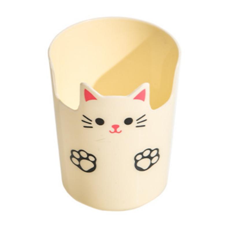 Multifunctional Pen Holder Kawaii Cartoon Bear Makeup Brush Holder Lovely Fashion Phone Holder Student Stationery Pen Organizer