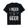 I Need Beer Empty Fuel Gauge Funny T Shirt Vintage Versatile Casual Slightly Stretched Soft Comfortable Stylish