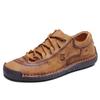 Mode 2024 Neue Herren Freizeitschuhe Handgefertigte Leder Loafers Bequeme Herrenschuhe Qualität Spaltleder Flache Mokassins Herren Sneakers