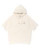 Wicked Smile Short Sleeve Hoodie Ivory_2 (Mo7Tu428-003)