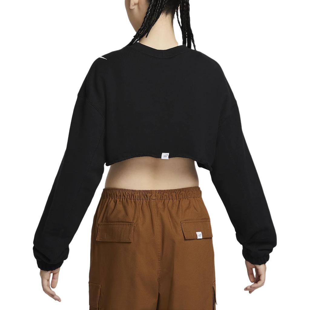 Nike Sport Crop Top Dames Zwart FV7510-010