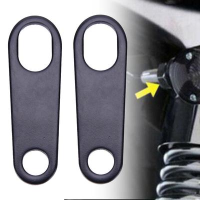 1 Pair Motorcycle Lamp Brackets Turn Signal Indicator Light Lamp Holder Shock Brackets Black Mount Lamps Holder