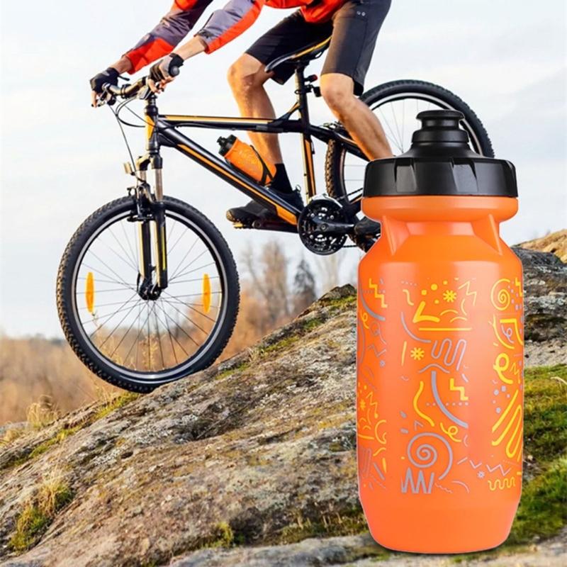 Sports Water Bottle Leak Proof Lightweight Cycling Water Bottle Outdoor Squeeze Bites Lid Water Bottle for Biking Hiking