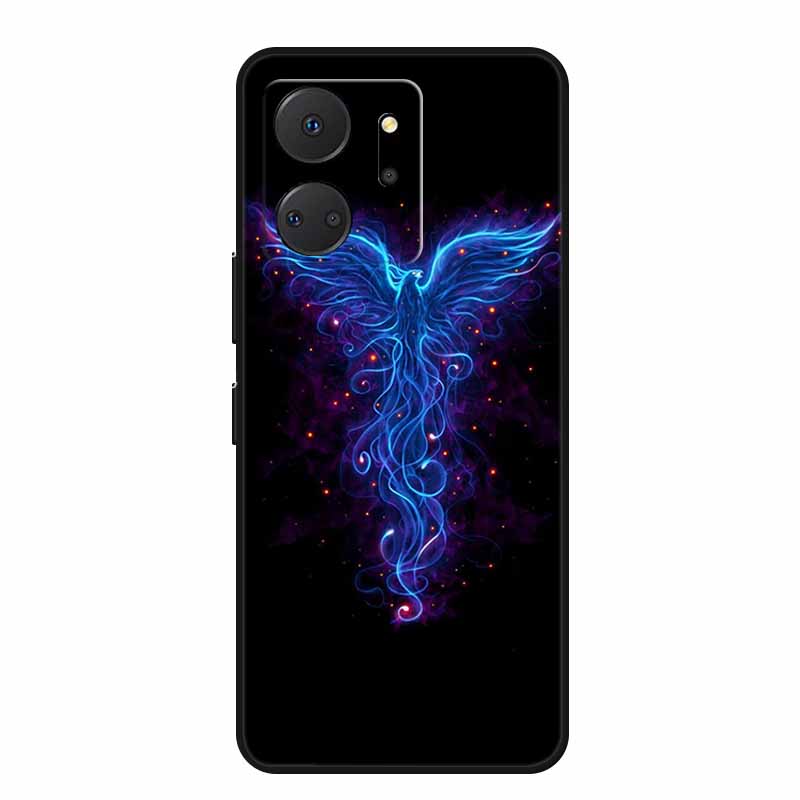 Phone Case For Honor X7a Back Cover Case X 7 a Coque Shockproof Black Silicone Soft Funda For Honor Play 7T 7 T Case Play7T Capa