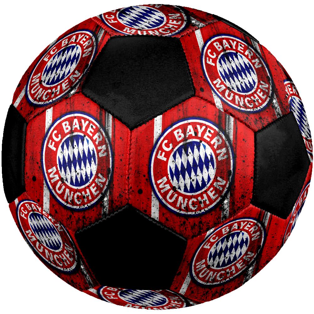 SIZE 5 FC Bayern München Soccer Ball Colorful All Ages Machine Stitched PVC Competition Ready Durable High-Bounce