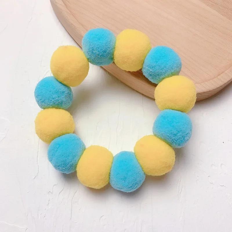 Kleurrijke Pluche Bal Huisdier Halsband Verstelbare Zachte Pompon Nekband voor Kleine Honden Katten Puppy Kitten Accessoires