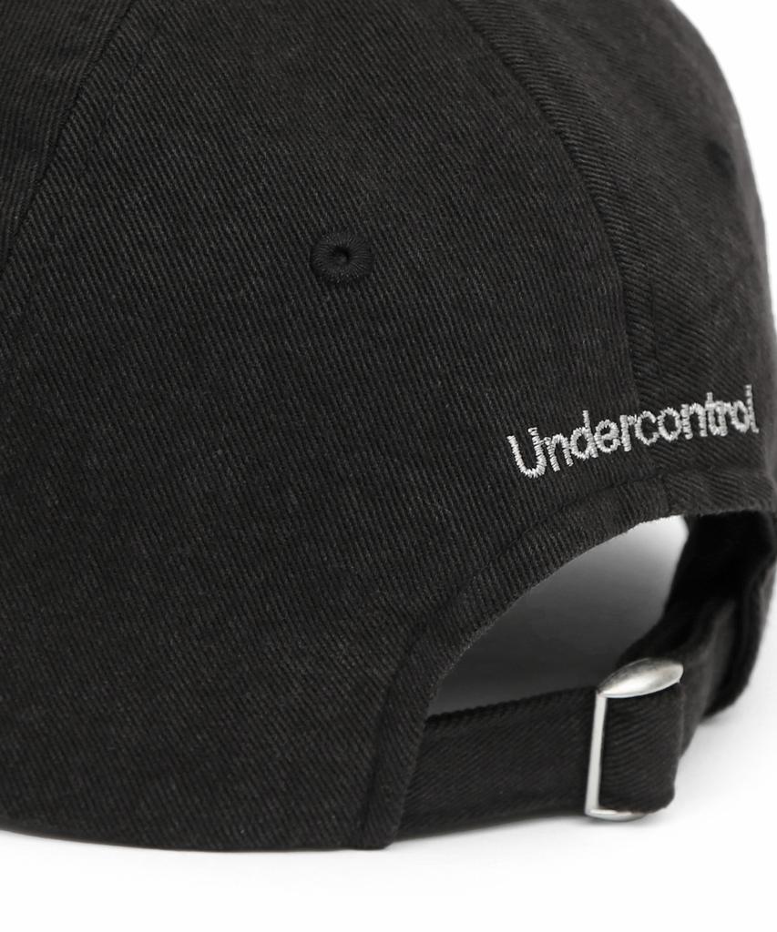 Eondeokeonteulol Four Seasons Cotton Logo Embroidered Basic Soft Top Unisex Ball Cap Uc / Washed Black