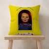 Classic Chucky Horror Movie   Pillow Covers Cartoon Sofa Decorative Home Doublesided Printing Short Plush Cute Cushion Cover