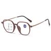 Personality Retro Multifocal Reading Glasses Women Men Comfortable Stable and Anti-slip Anti-Blue Light Eyeglasses +1.0 To +4.0
