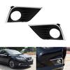 Pair LH RH OEM-Spec Fog Lamp Bezel Covers W/ Chrome Trim For 16-18 Nissan Altima