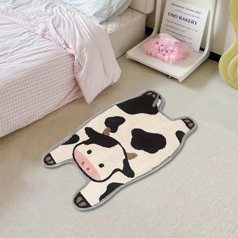 Cartoon Duck Carpet, Bathroom Anti-Slip Absorbent Floor Mat, Bedroom Plush Carpet, Door Mat, Home Decoration