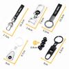 1Pcs Leather Key Chain Car Keyring Pendant Keychain Decor Styling For MINI Cooper Fridge One S F56 R57 R58 R60 JCW Countryman Clubman
