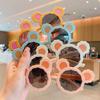 Lunettes de soleil pour enfants Mignonnes Oreilles d'ours de dessin animé Lunettes de soleil Garçons et filles Tendance Cool Jouets Lunettes de soleil pour enfants