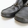 Pantofi mocasini Salvatore Ferragamo folosiți mărimea 8EE piele negri 10.2"