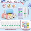 Meow Meow White 57×25 Self-Adhesive Thermal Label Paper - Three-Proof Continuous Print Stickers
