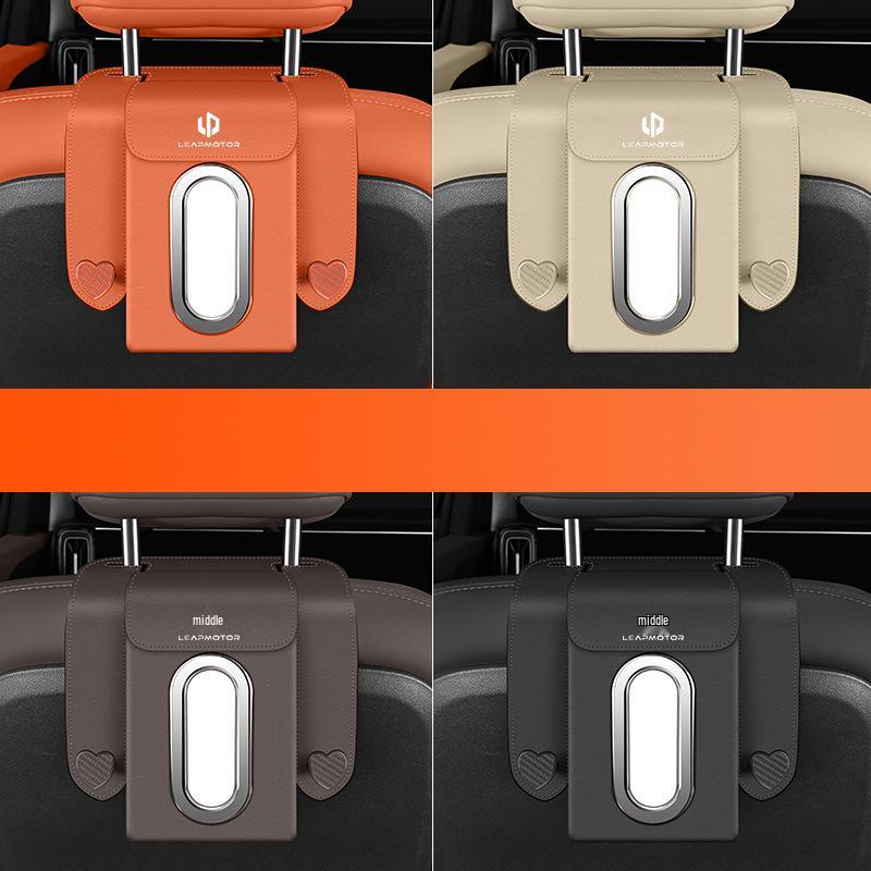 Veelzijdige Autodoosjes: Hang op armleuning, rugleuning of dashboard.