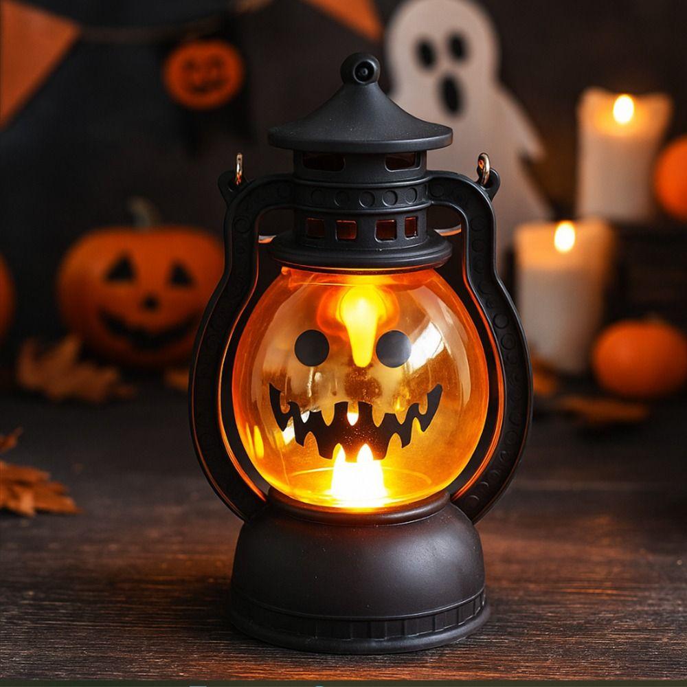 Creative LED Night Light Pumpkin Shape Atmosphere Lamp Halloween Decoration