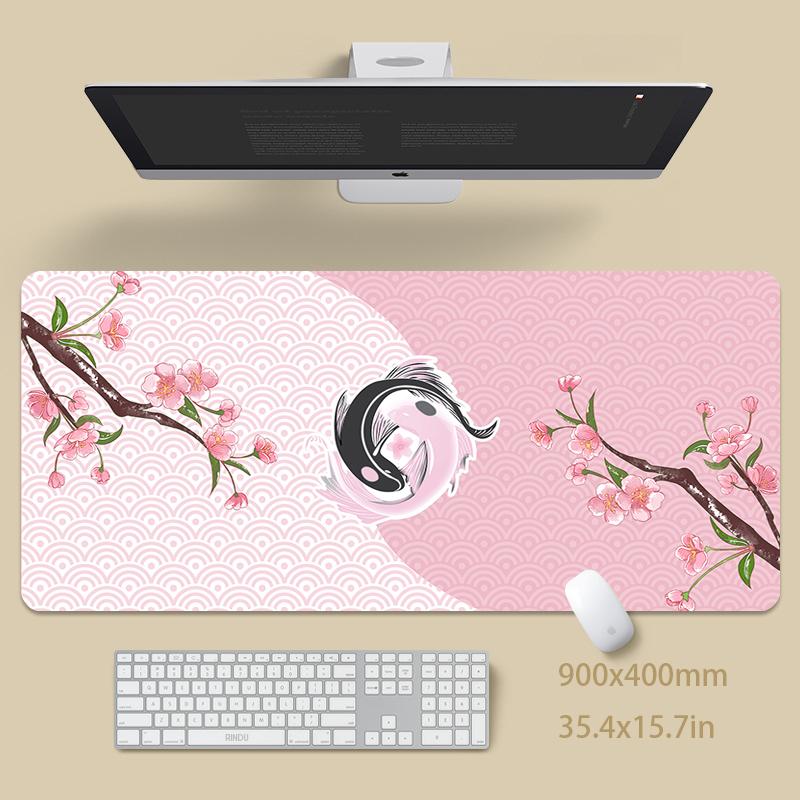 Fish Art Gaming Mousemats Gamer Mousepads Mouse Mat Large Mousepad Desk Pad Keyboard Mats Table Pads Mouse Pads Design Mouse Pad
