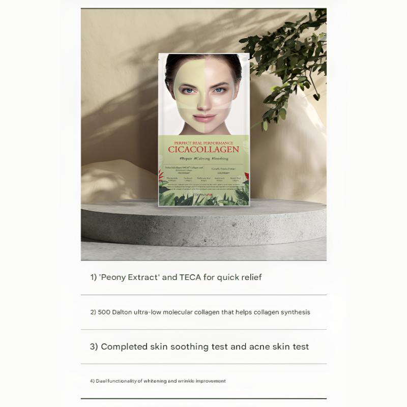 DERMAFIX Real Collagen Mask/4Types/Firming,Soothing,Brightening,Moisture