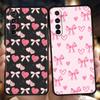 Süße Rosa Herz Schleife Handyhülle Für Realme 13 12 11 10 9 8 5G 7 C25 C35 GT5 GT3 GT2 Pro Plus Für Realme GT Neo 2 3 3T 5 Hülle