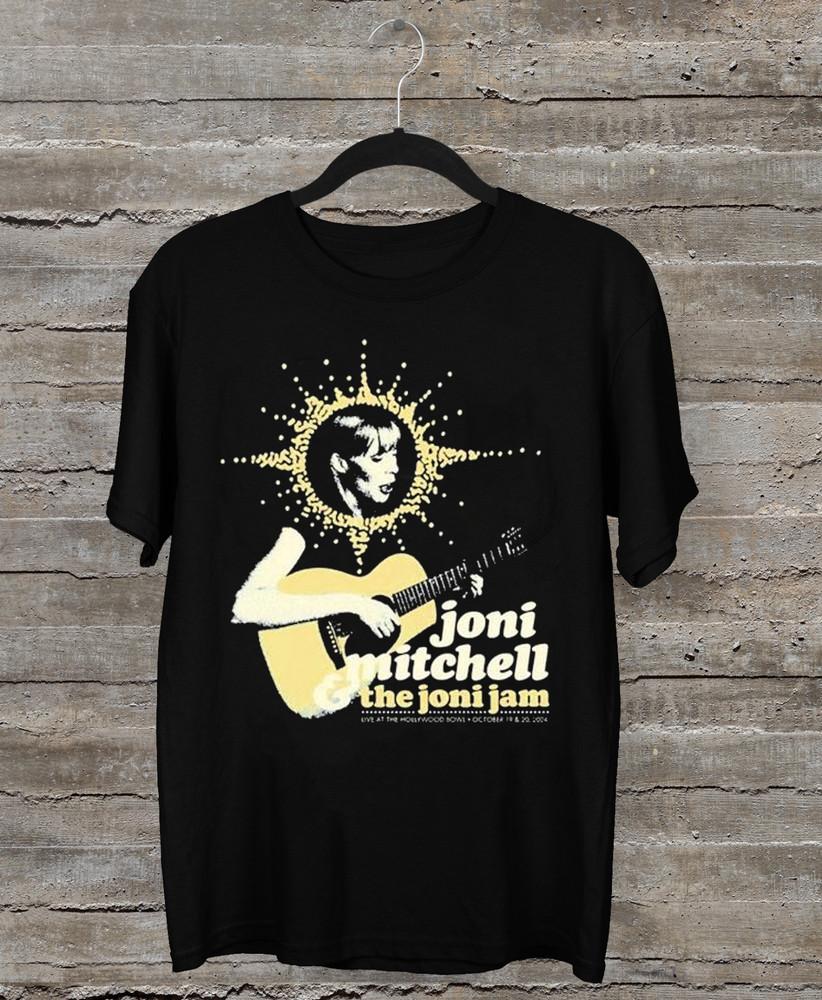 NEW Joni Mitchell & The Joni Jam 2024 Tour Black All Size Shirt AR277 Unisex T-Shirt