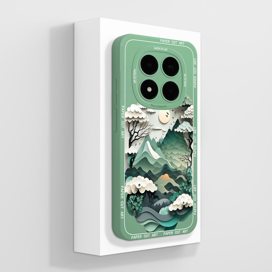 Case For Redmi Note 15 Pro Plus Artistic Style Full Coverage Funda For Redmi Note15 Covers Soft Liquid Silicone Phone Protector