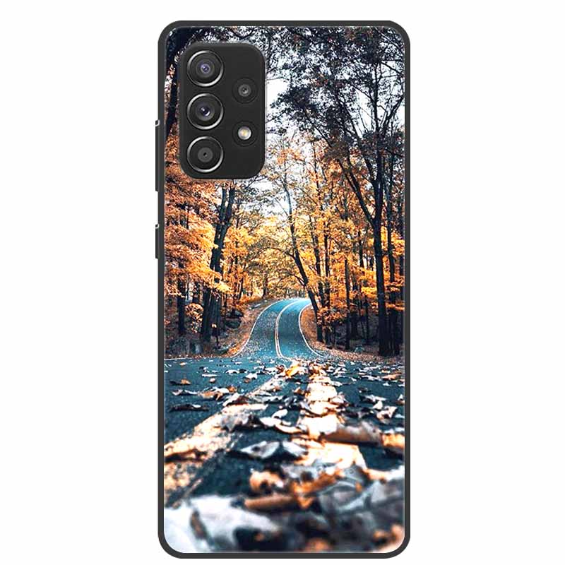 Pro Coque pouzdro Samsung A52s 5G Shockproof Měkký silikonový zadní kryt TPU Pro Samsung Galaxy A52s 5G pouzdro na telefon A52 S Roztomilý kreslený