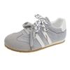 Leather Retro German Training Shoes Women's 2025 Spring and Autumn Flat-bottomed Casual Board Shoes Sports Shoes Versatile Forrest Gump Shoes Little W