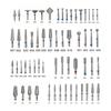 Diamond Nail Drill Bit Mill Cutter All For Manicure Machine Bit Tools Accessories Cuticle Clean For Removing Nail Gel
