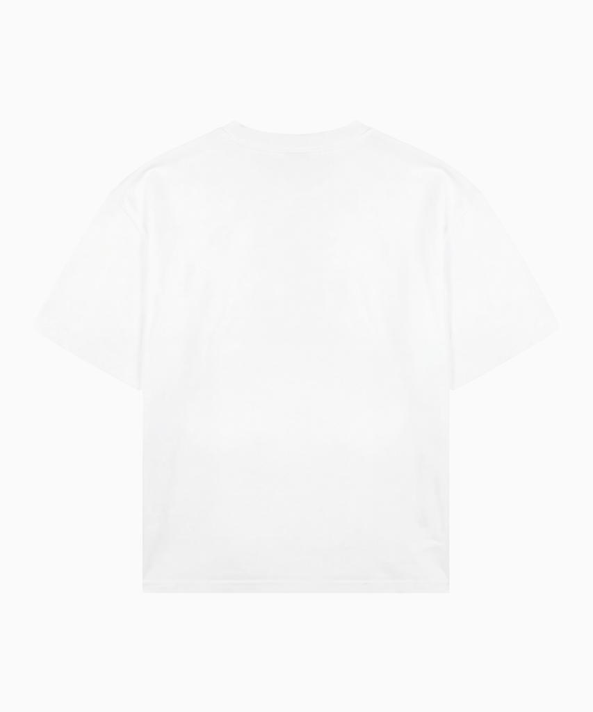 SAINTPAIN Sp Mini Cross Heavyweight Crop Short Sleeve Tee White